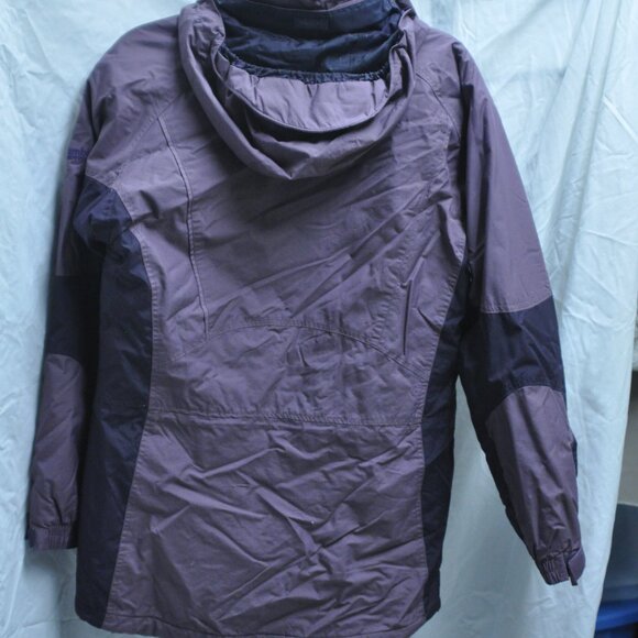 Columbia Purple Hooded Jacket Zip Up Coat - Picture 6 of 6